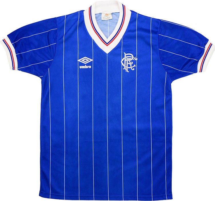 Tailandia Camiseta Rangers Replica Primera Ropa Retro 1982 1983 Azul